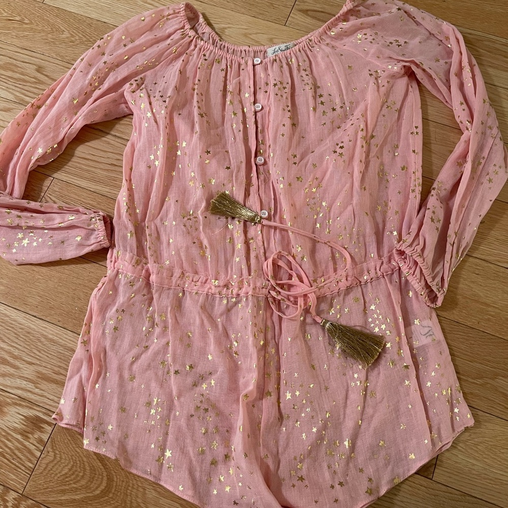 Loveshack Fancy romper pink small